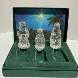 Vintage NIB Marquis By Waterford Crystal The Three Wise Men